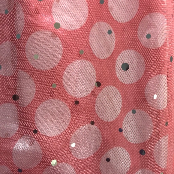 Pink polka dot and glitter dress - Picture 3 of 4